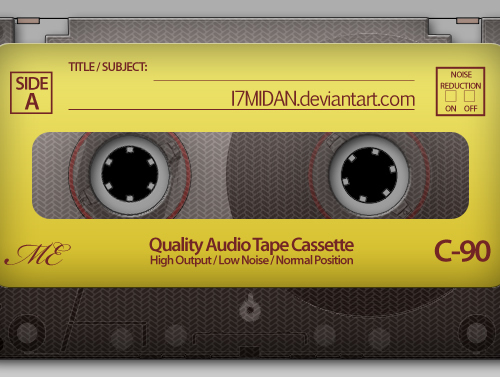 audio tape BY i7midan1 45 (Fresh) High Quality Photoshop PSD Files