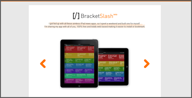 bracket slash