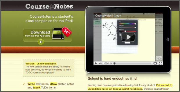 course notes app