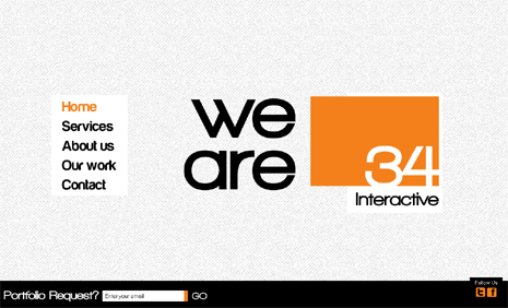 34interactive - clean web design