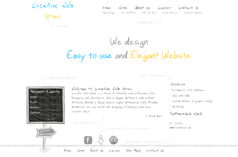 creativewebstone - clean website