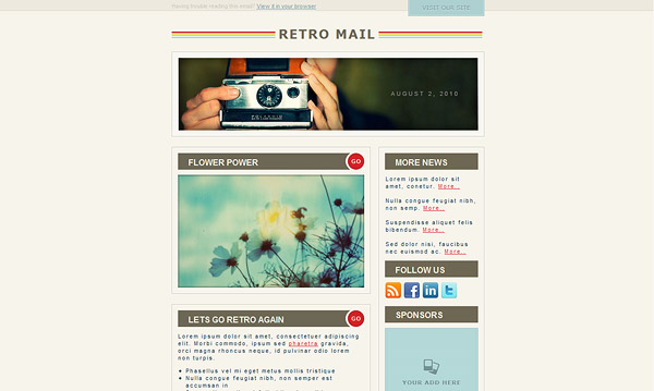 Retro Mail