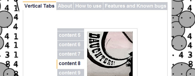 Perspective Tabs (Mootools)