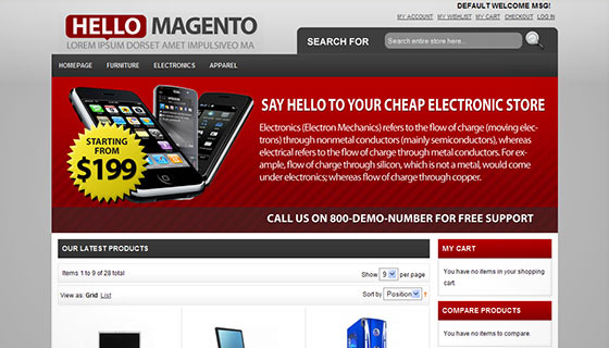 instantShift - Latest High-Quality Free Magento Themes