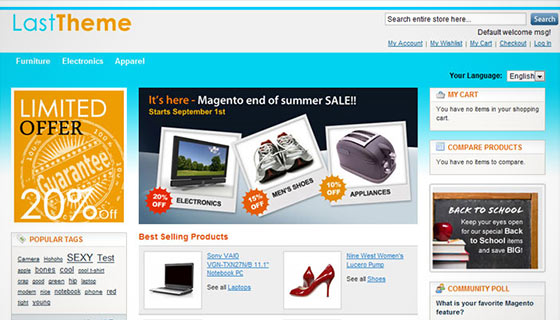 instantShift - Latest High-Quality Free Magento Themes