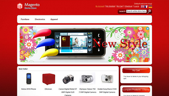 instantShift - Latest High-Quality Free Magento Themes