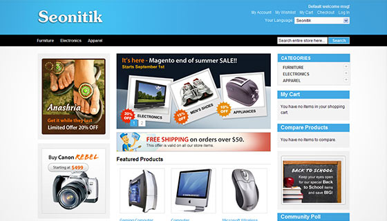 instantShift - Latest High-Quality Free Magento Themes