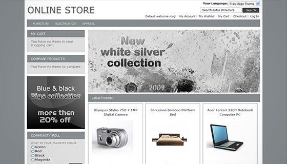 instantShift - Latest High-Quality Free Magento Themes