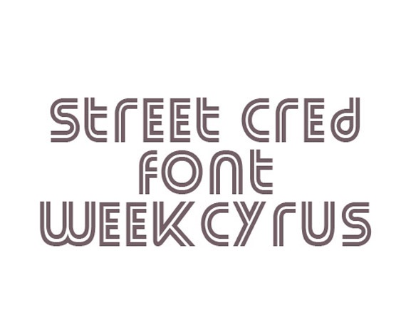 Font Street cred-new-fresh-fonts