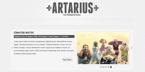 atarius 13 New and Free High Quality Wordpress Themes