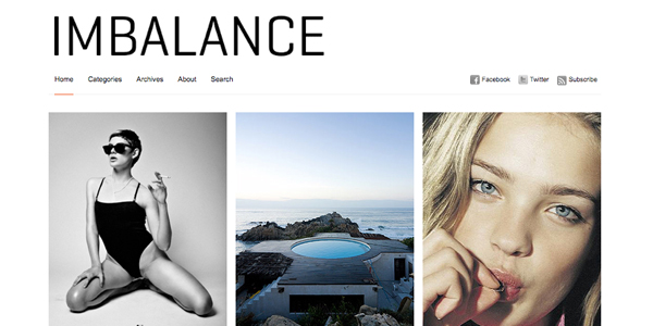 imbalance 13 New and Free High Quality Wordpress Themes