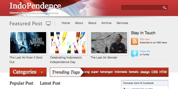 indopendence 13 New and Free High Quality Wordpress Themes