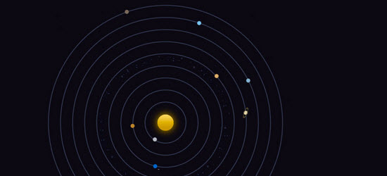 Our Solar Sys­tem in CSS3