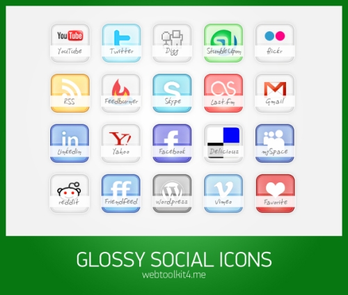 social bookmark 23 25 Social Bookmarking Icon Sets for Desingers and Bloggers