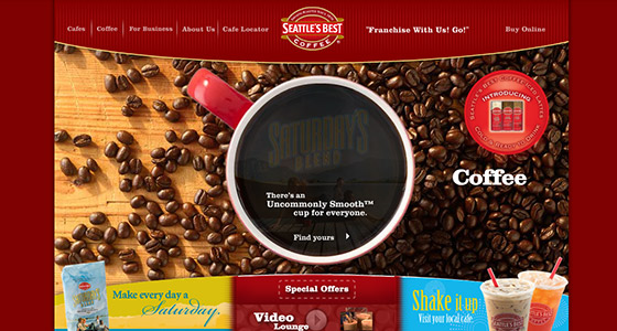 instantShift - Delicious Coffee Website Designs