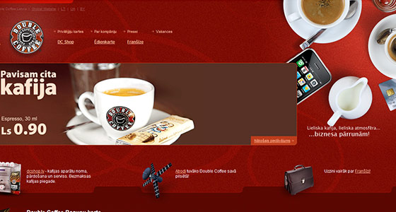 instantShift - Delicious Coffee Website Designs