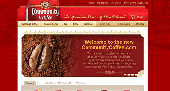 instantShift - Delicious Coffee Website Designs