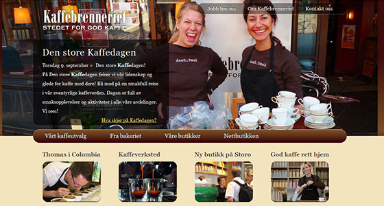 instantShift - Delicious Coffee Website Designs