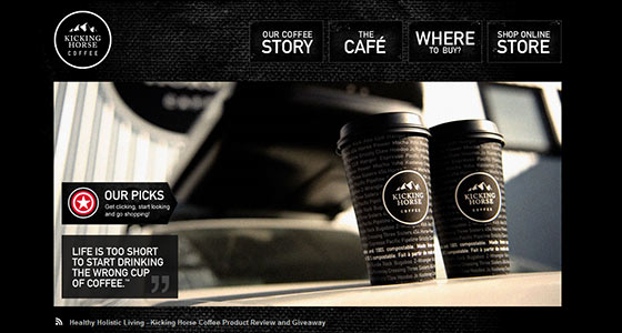 instantShift - Delicious Coffee Website Designs