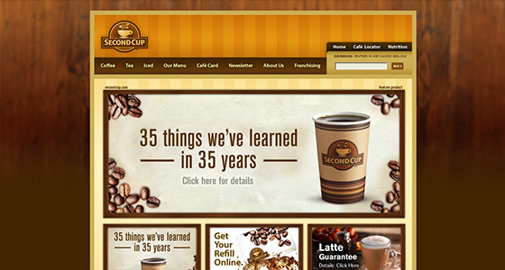 instantShift - Delicious Coffee Website Designs