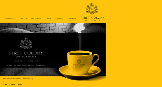 instantShift - Delicious Coffee Website Designs