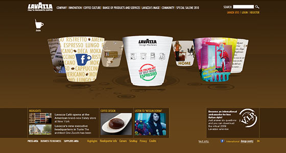 instantShift - Delicious Coffee Website Designs