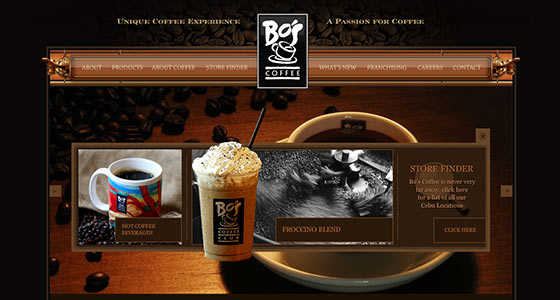 instantShift - Delicious Coffee Website Designs