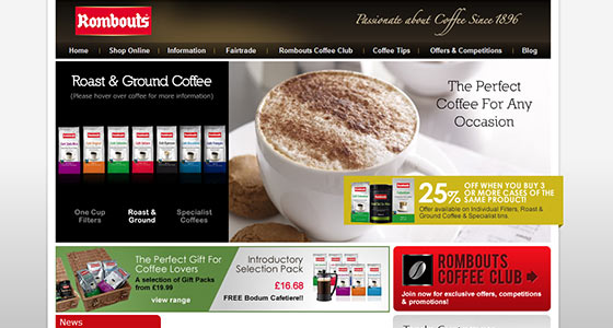 instantShift - Delicious Coffee Website Designs