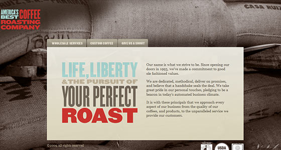 instantShift - Delicious Coffee Website Designs