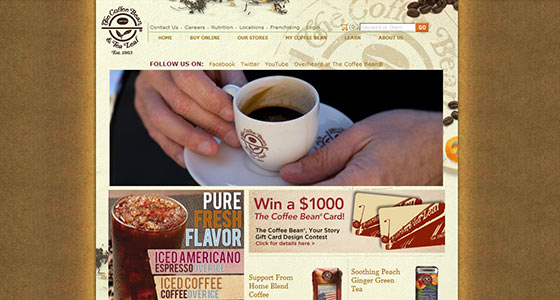 instantShift - Delicious Coffee Website Designs