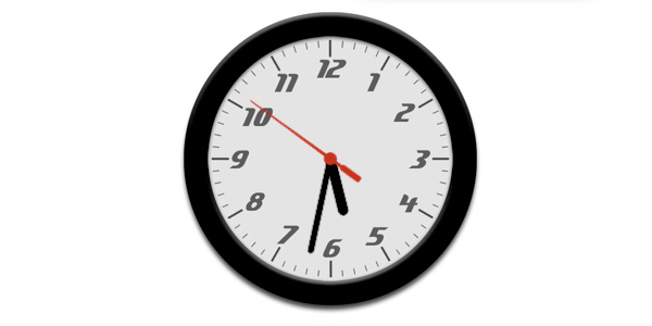 CSS3 Clock With jQuery 25 Excellent CSS3 Animations