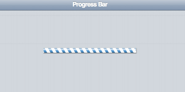 CSS3 progress bar 25 Excellent CSS3 Animations