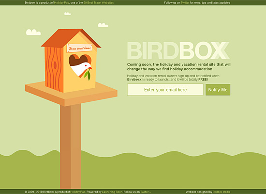 Birdboxx in Showcase of Cartoon Style Web Designs