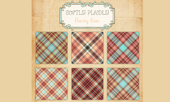 Softly Plaidly - Peachy Keen