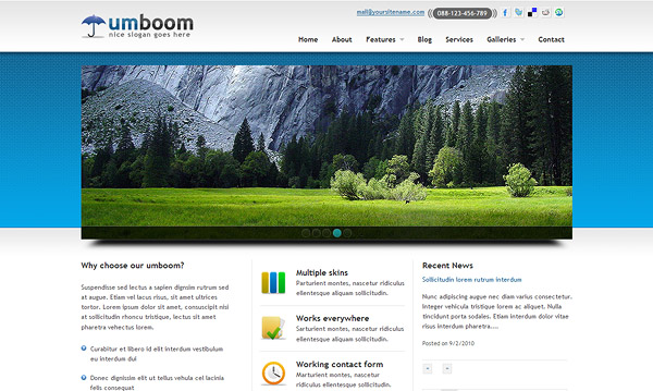 UMBOOM - business, blog, portfolio