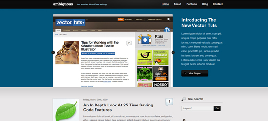 ambiguous 25 Brilliant Business and Portfolio WordPress Themes