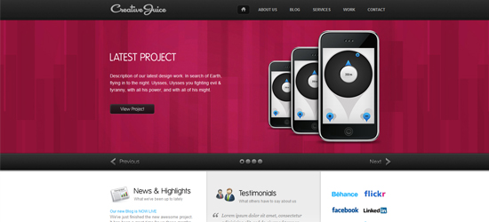 creativejuice 25 Brilliant Business and Portfolio WordPress Themes