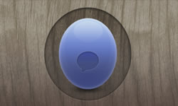 Blue Chat Icon