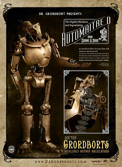 automaitred1 500x685 45 Beautifully Detailed 3D Artworks of Robots