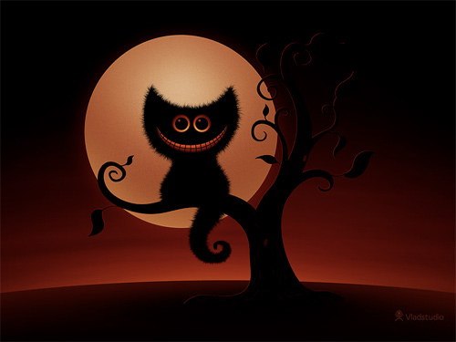 Halloween Desktop Wallpapers - Halloween Kitten