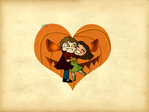 Halloween Desktop Wallpapers - Edward Bella