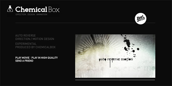 chemical box 50+ Beautiful Flash Websites for Your Inspiration