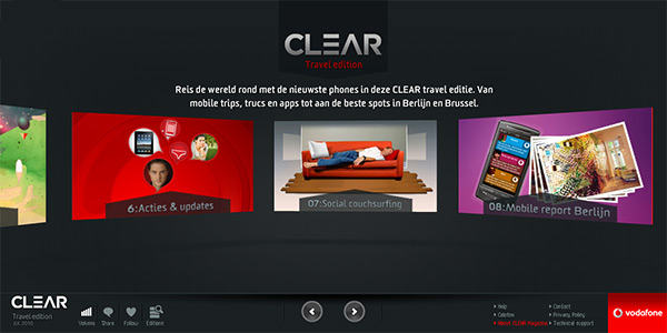 clear magazine 50+ Beautiful Flash Websites for Your Inspiration