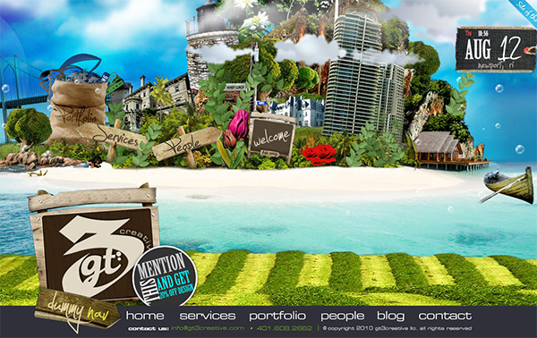 gt3 creative 50+ Beautiful Flash Websites for Your Inspiration