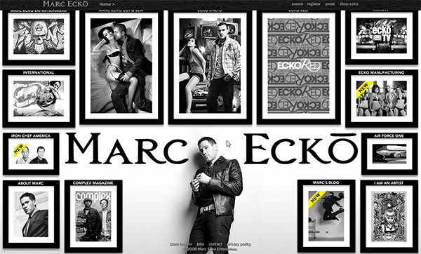 marc ecko 50+ Beautiful Flash Websites for Your Inspiration