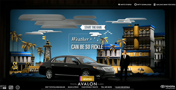 toyota avalon 50+ Beautiful Flash Websites for Your Inspiration