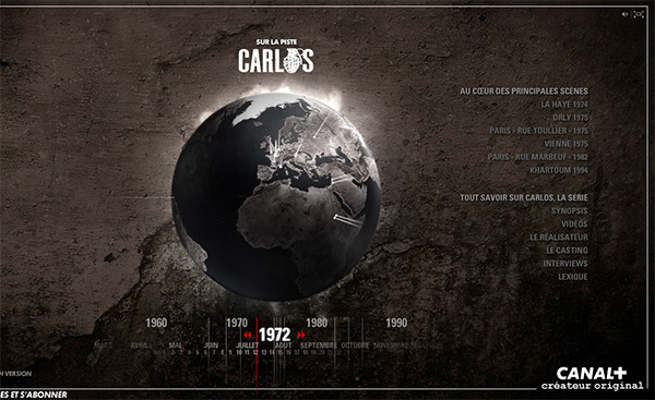 track carlos 50+ Beautiful Flash Websites for Your Inspiration