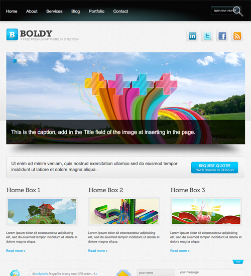 boldy 40+ Beautiful Wordpress 3.0 Ready Themes