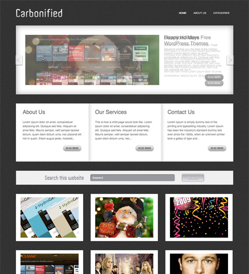 carbonified 40+ Beautiful Wordpress 3.0 Ready Themes