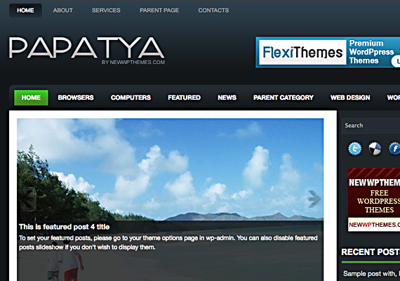 papatya 40+ Beautiful Wordpress 3.0 Ready Themes